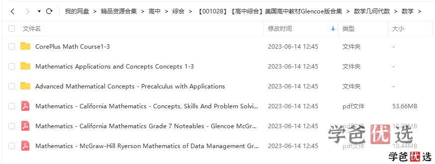 图片[5]-【001028】【高中综合】美国高中教材Glencoe版合集-学爸优选