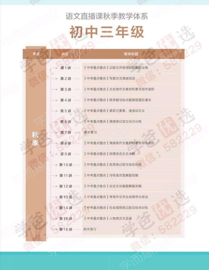 图片[5]-【001064】【初中语文】学而思：初三语文阅读写作班（魏桂双）-学爸优选