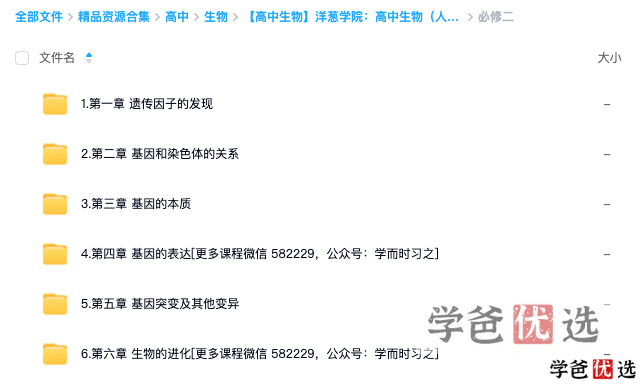 图片[3]-【001085】【高中生物】洋葱：高二生物必修2（人教版）-学爸优选