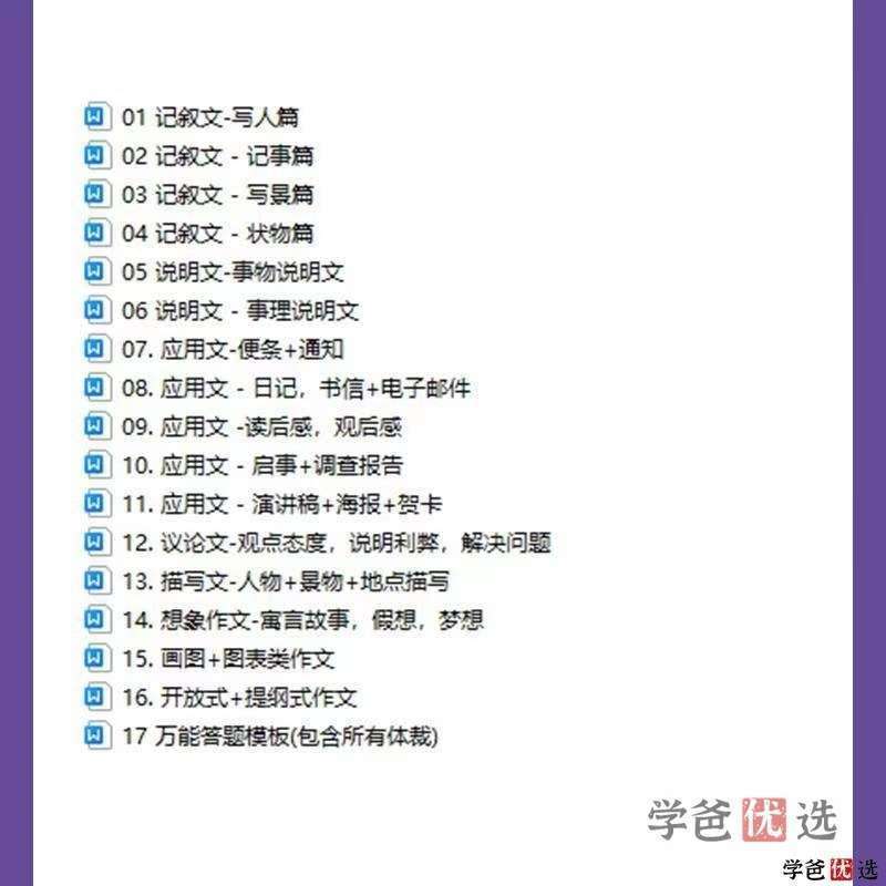 图片[5]-【001194】【初中英语】【资料】中考英语作文押题预测+范文引领-学爸优选