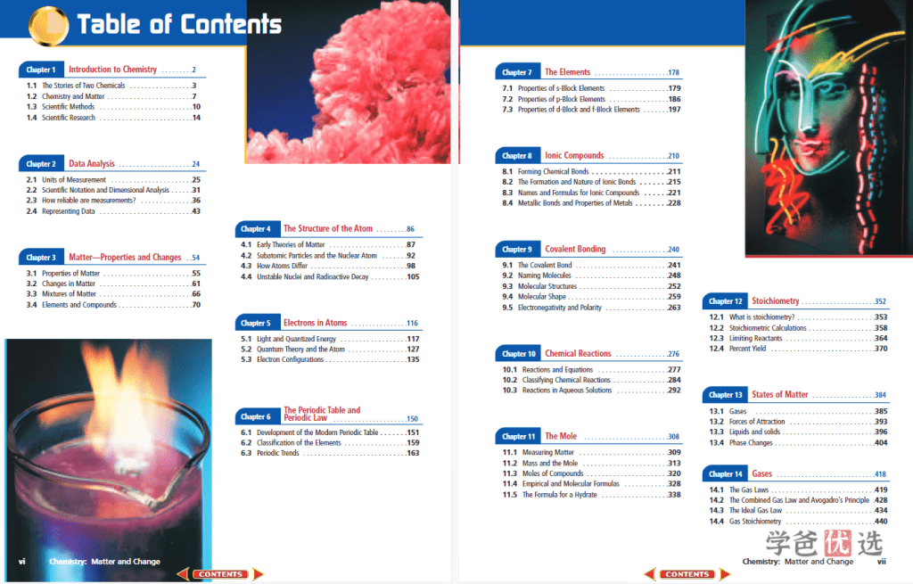 图片[3]-【001208】【高中化学】【资料】美国高中教材系列原版PDF_Glencoe-chemistry-matter-and-change-学爸优选