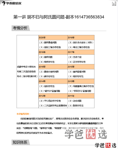 图片[4]-【001224】【初中数学】学而思培优：成都初三数学目标A+班（春）谭晓龙-学爸优选