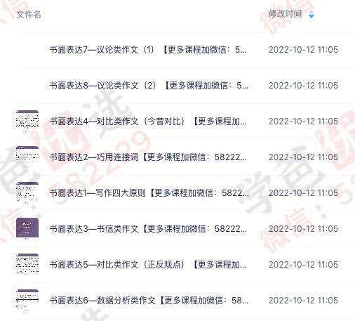 图片[5]-【000123】【初中英语】【免费】五大专题微课（词汇语法+完形填空+阅读理解+短文改错+书面表达）-学爸优选