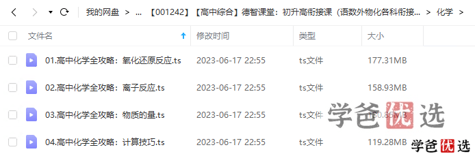 图片[7]-【001242】【高中综合】【免费】初升高衔接课（各科衔接差异和重点）-学爸优选