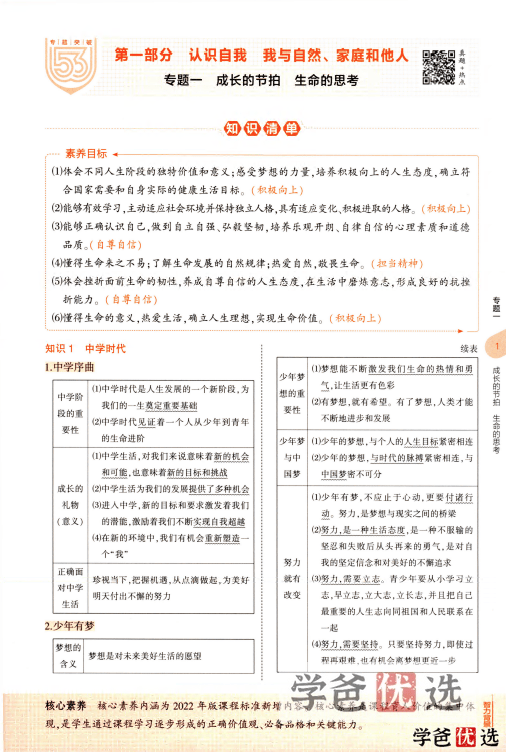 图片[4]-【001263】【初中道法】【资料】53系列：中考道法《五年中考三年模拟》-学爸优选