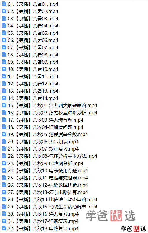 图片[11]-【001269】【初中科学】罗路韬：初二科学浙教版《走进重高》（杭州西度）-学爸优选