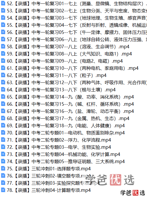 图片[11]-【001270】【初中科学】罗路韬：初三科学浙教版《走进重高》（杭州西度）-学爸优选