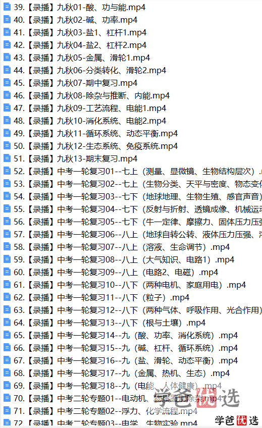图片[12]-【001270】【初中科学】罗路韬：初三科学浙教版《走进重高》（杭州西度）-学爸优选