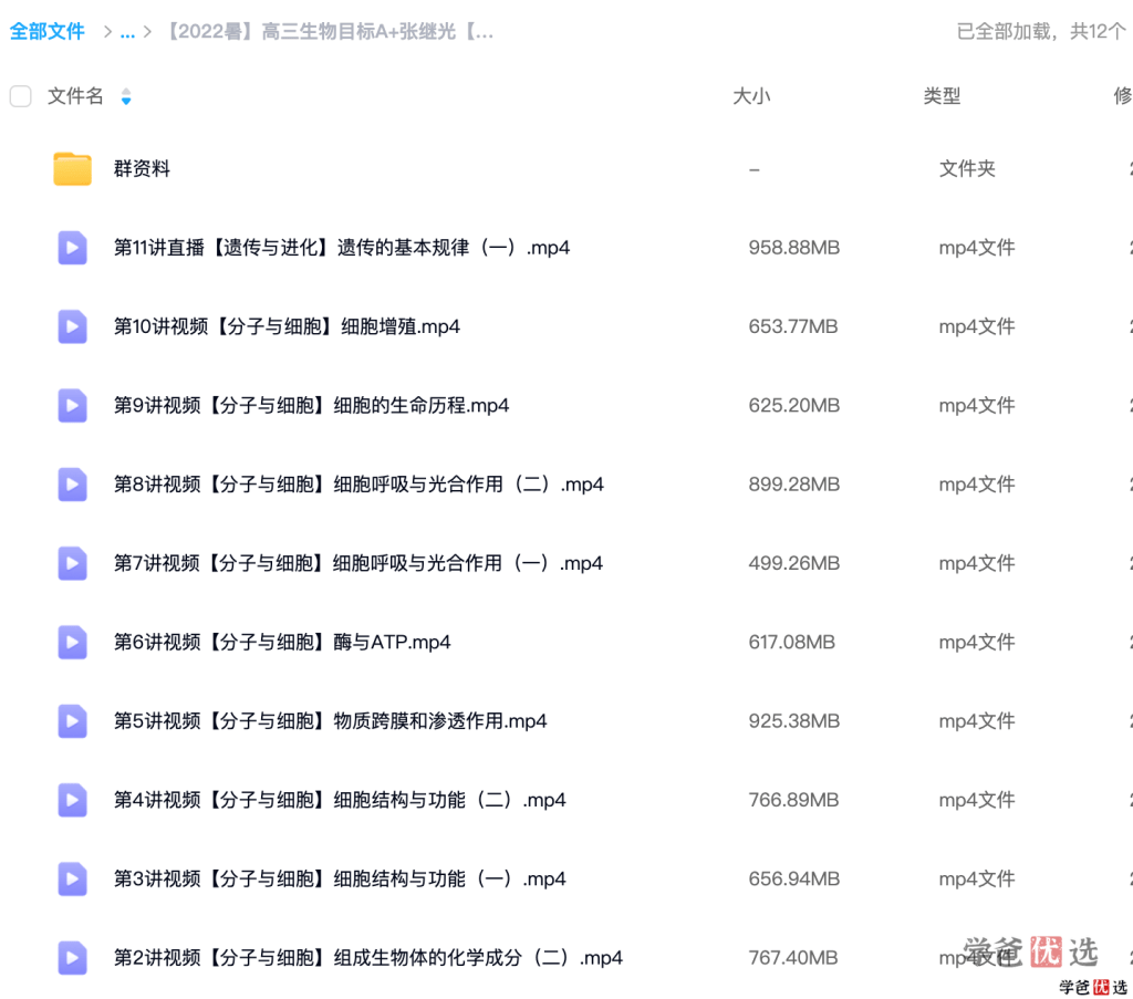 图片[6]-【001309】【高中生物】希望学：高一生物目标A+班（段麟飞）-学爸优选