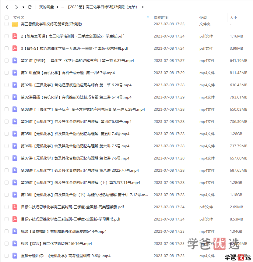 图片[3]-【001320】【高中化学】希望学：高三化学目标S班（郑慎捷）-学爸优选