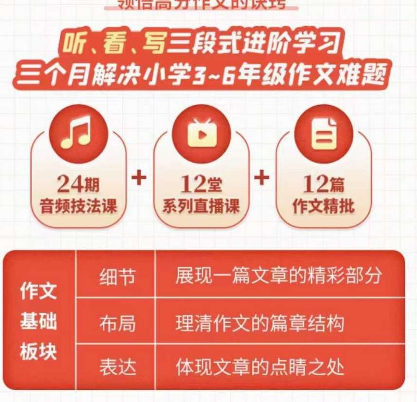 图片[6]-【000548】【小学语文】诸葛学堂：高分作文写作提升课（豆神大语文陈思黄晨）-学爸优选