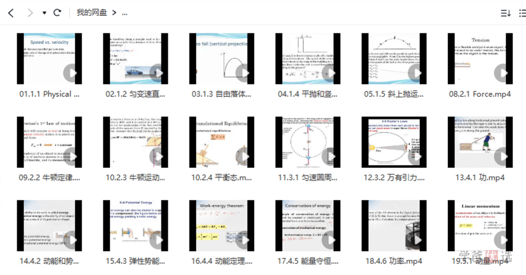 图片[4]-【001472】【综合国际课程】AP课程系列：AP_Physics_1（物理1中文讲解英文材料28讲）贾老师-学爸优选