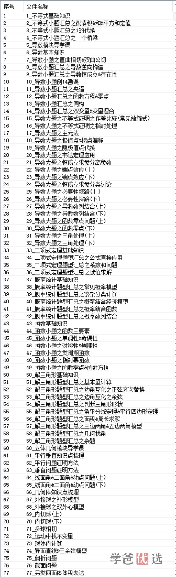 图片[5]-【001588】【高中数学】邓诚：高考数学重难点讲解（坑神162讲）-学爸优选