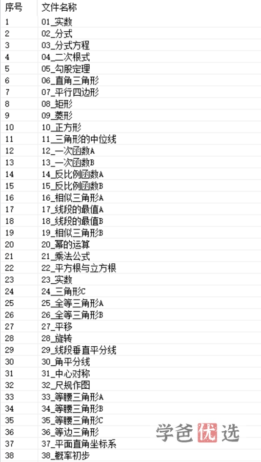 图片[2]-【001597】【初中数学】大海：初二数学学霸班-学爸优选