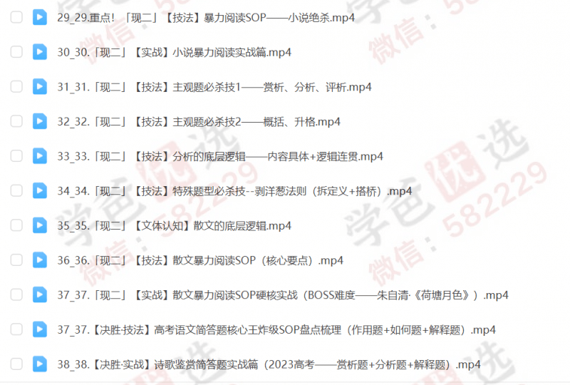 图片[5]-【001637】【高中语文】小恒学长提分觉醒：绝杀现代文-学爸优选