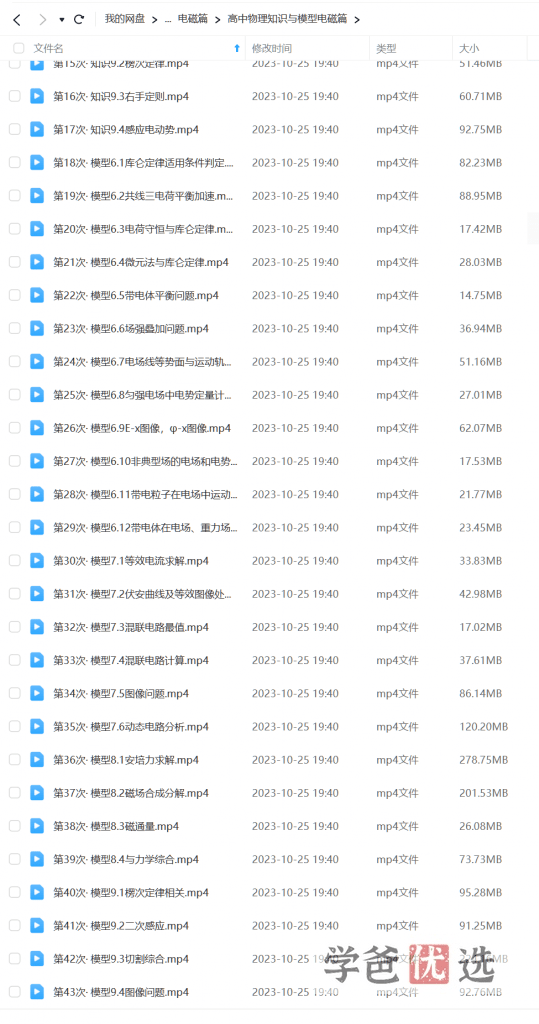 图片[4]-【001657】【高中物理】上海家辉培优：电磁篇专题（周凤祥）-学爸优选
