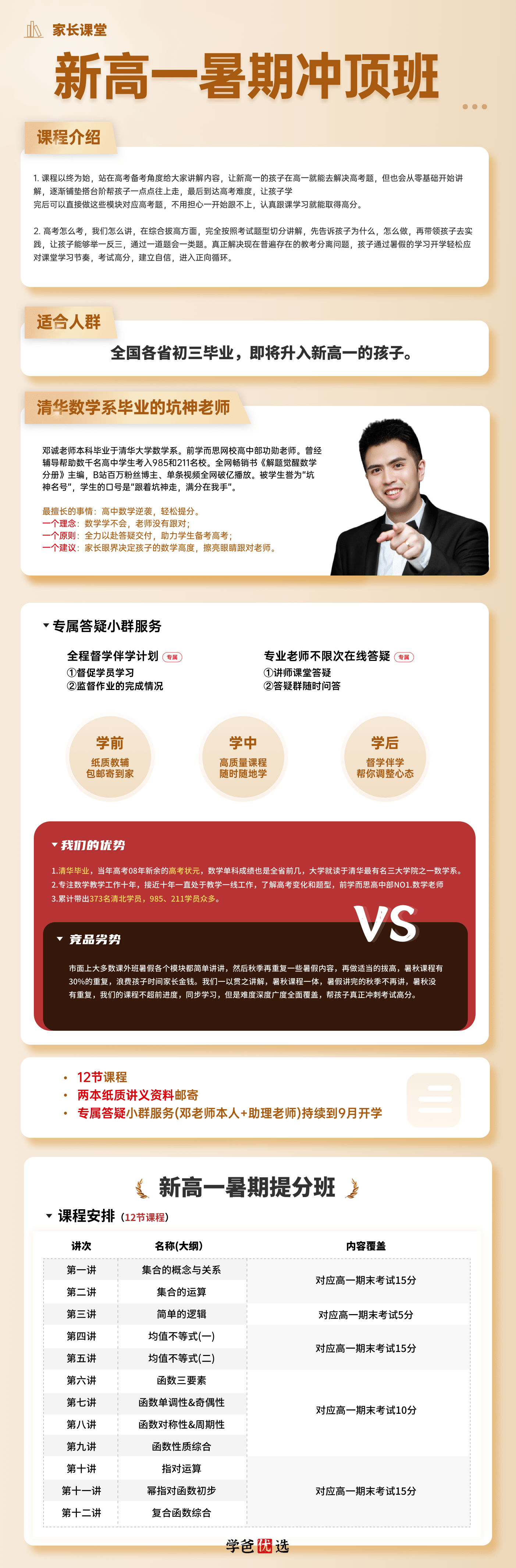 图片[2]-【001704】【高中数学】邓诚：新人教高一数学暑期冲顶班-学爸优选