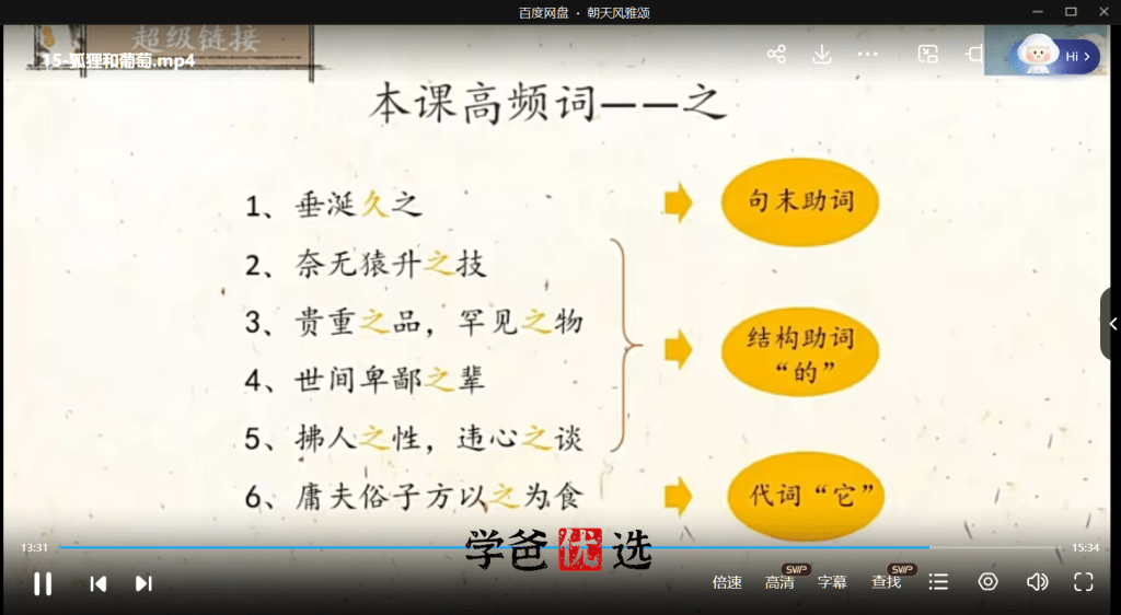 图片[9]-【001744】【小学语文】爱上小古文80讲（文化，成语，诸子）沪江梅子-学爸优选