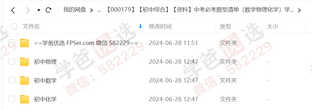 图片[2]-【000179】【初中综合】【资料】中考数理化必考题型清单（数学物理化学）学魁榜-学爸优选