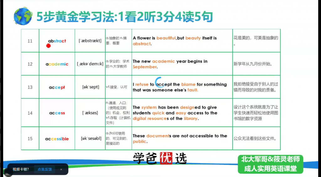 图片[7]-【001805】【综合英语】【免费】北大军哥：三张表三阶八步背记法精讲（视频+音频）-学爸优选