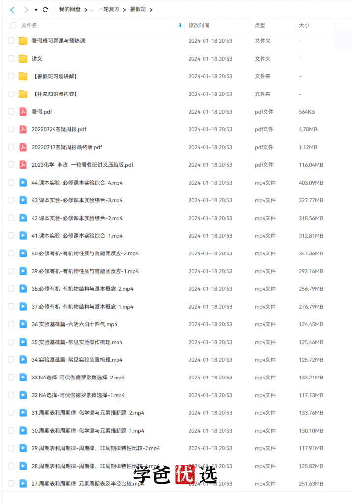图片[3]-【001885】【高中化学】李政：高考系统复习一二三轮-学爸优选