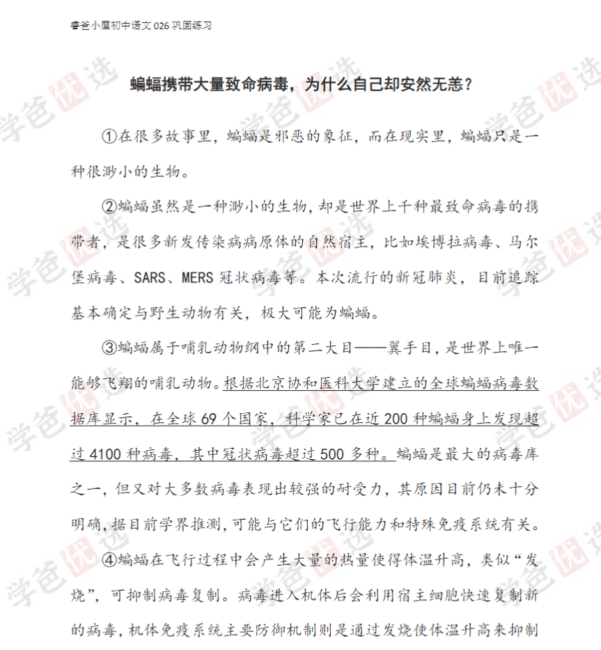 图片[12]-【002013】【初中语文】睿爸小屋：初中组阅读训练48讲（说明文散文议论文小说文言文）中考模拟试题2023全年课-学爸优选
