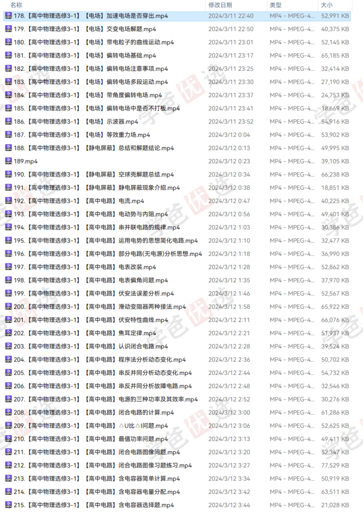 图片[9]-【002025】【高中物理】黄夫人：高二物理选择性必修三（电磁热气液原）-学爸优选