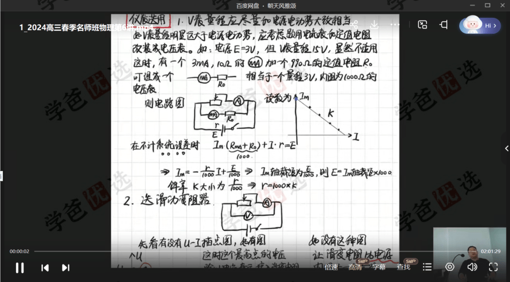 图片[3]-【002094】【高中物理】葛根物理：高三物理24春（6讲）职卓名师课堂-学爸优选