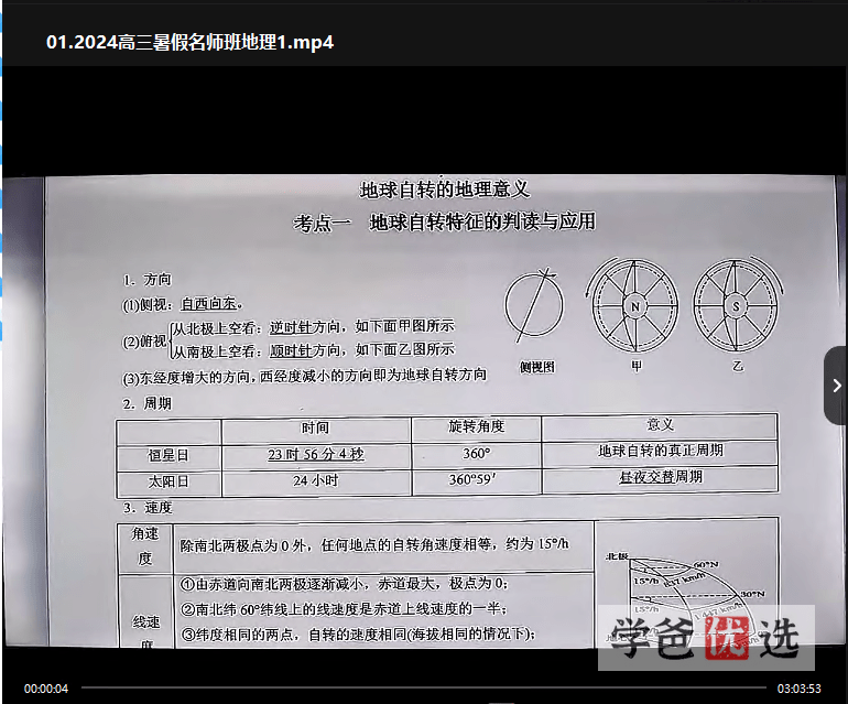 图片[3]-【002123】【高中地理】高三地理23暑（08讲已完结）职卓名师课堂-学爸优选