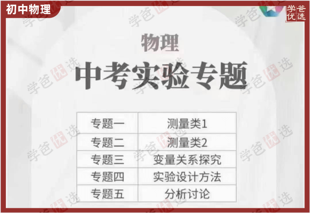 【002139】【初中物理】王登辉：中考物理实验专题（北京张婷慧心课堂）-学爸优选