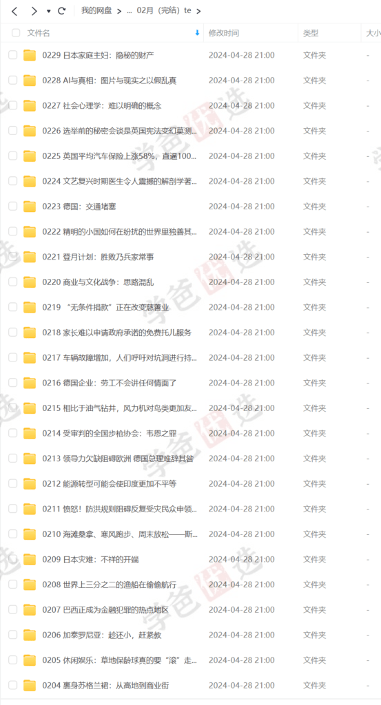 图片[5]-【002142】【综合英语】【音频】虎哥外刊、友邻、TE英语精读、每日精读2024合集-学爸优选