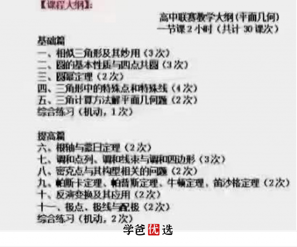 图片[2]-【000215】【高中数学】林天齐：高联二试平面几何提高篇-学爸优选