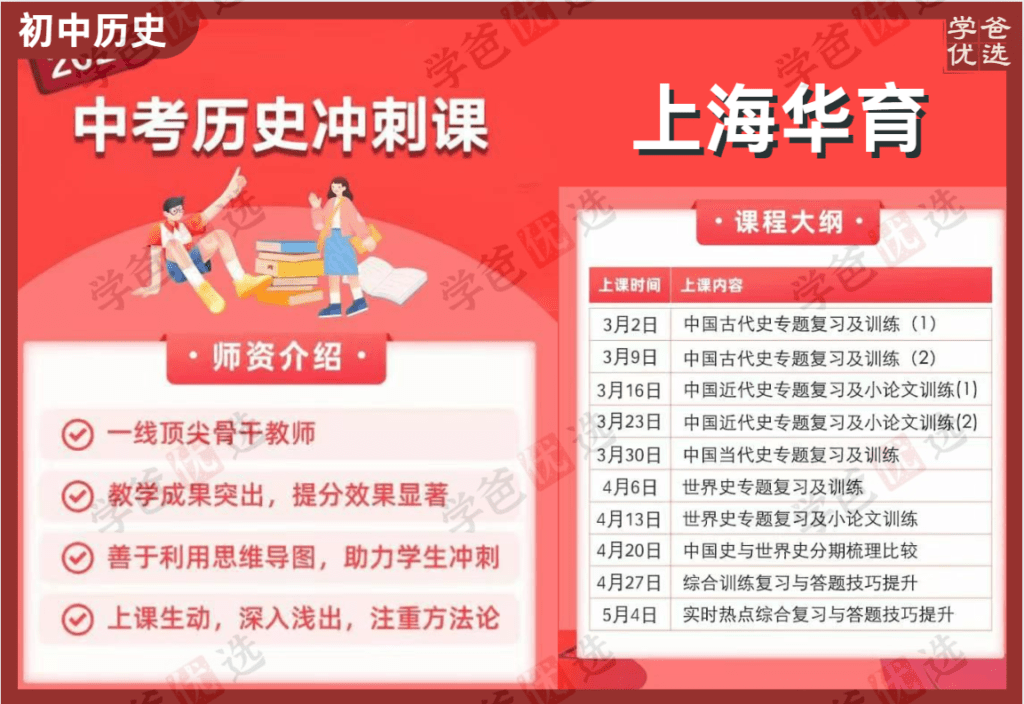【002166】【初中历史】【加密】上海华育2024中考历史冲刺课-学爸优选