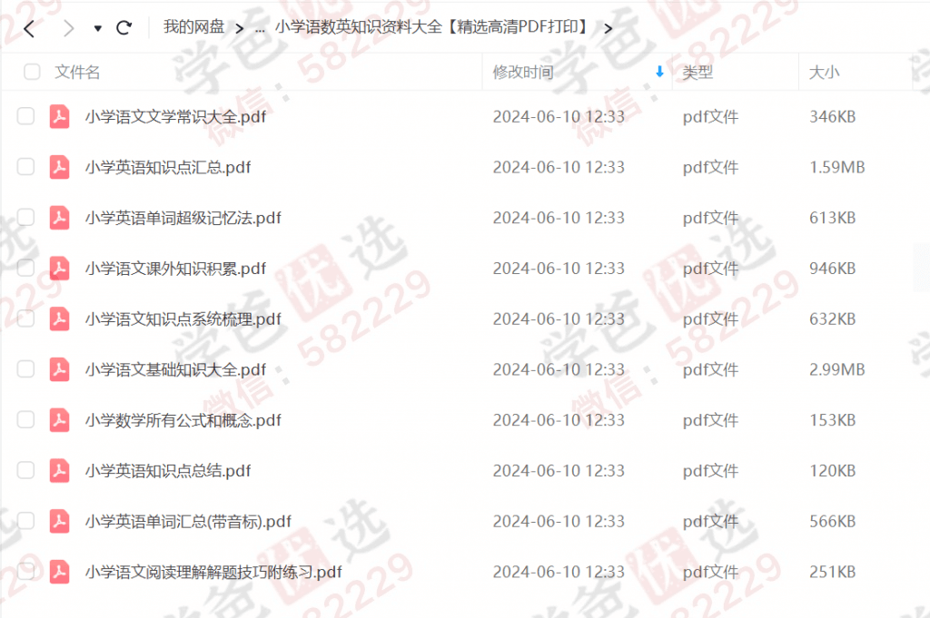 图片[4]-【002197】【小学综合】【资料】【免费】小学各科知识点清单总结易错题（2024抖音网红老师臧老师整理版）-学爸优选