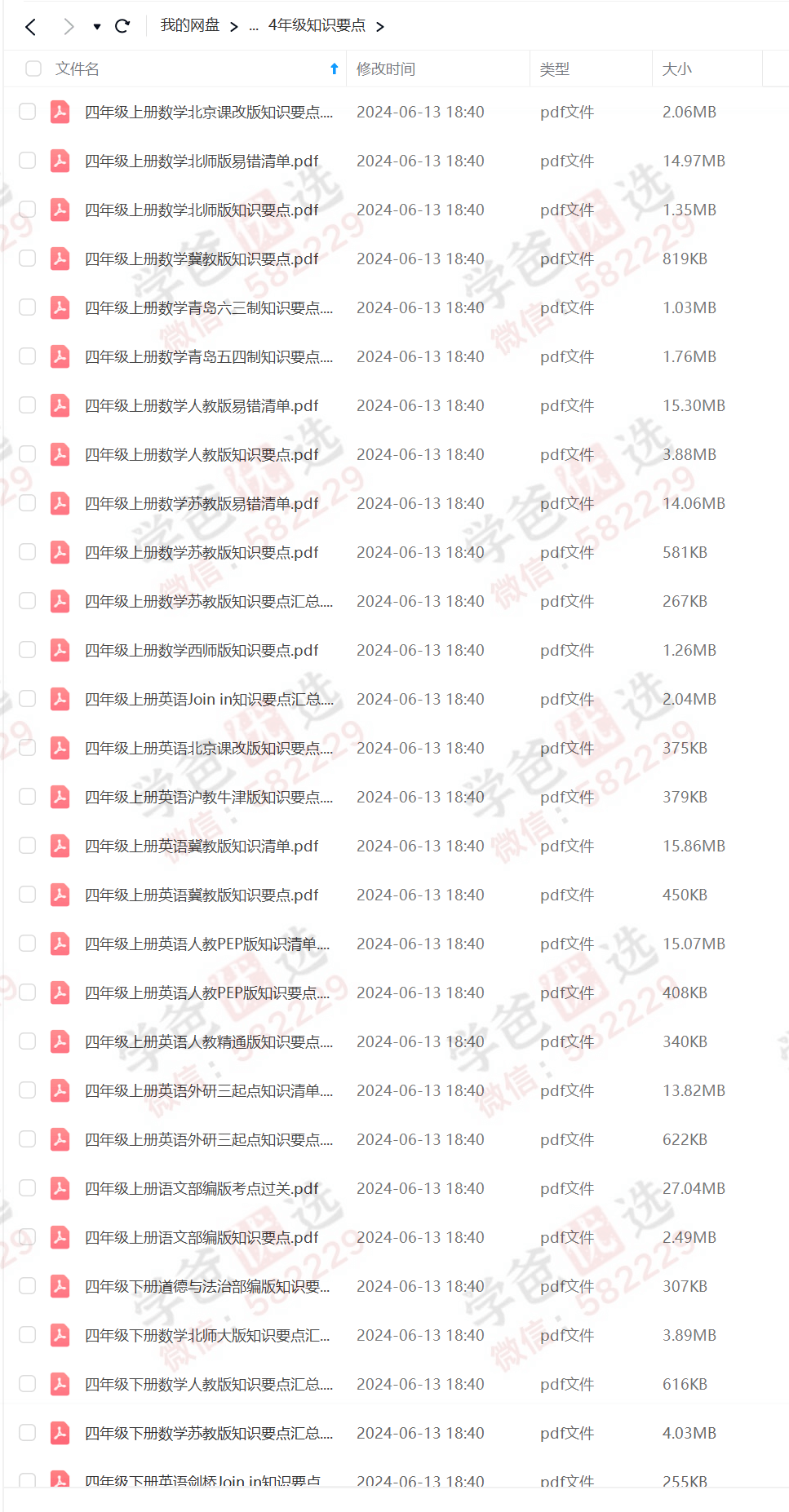 图片[3]-【002206】【小学综合】【资料】【免费】1-6年级多版本语数英·知识要点（含小升初总复习知识要点）-学爸优选