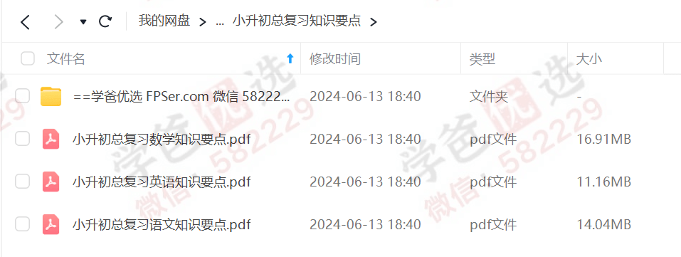 图片[4]-【002206】【小学综合】【资料】【免费】1-6年级多版本语数英·知识要点（含小升初总复习知识要点）-学爸优选