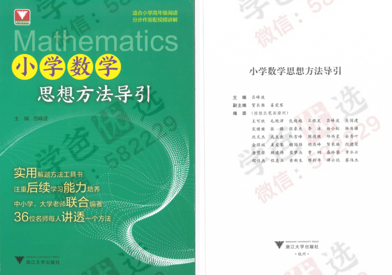 图片[2]-【002367】【小学数学】【资料】《小学数学思想方法导引》PDF含配套视频（浙大出版社）-学爸优选