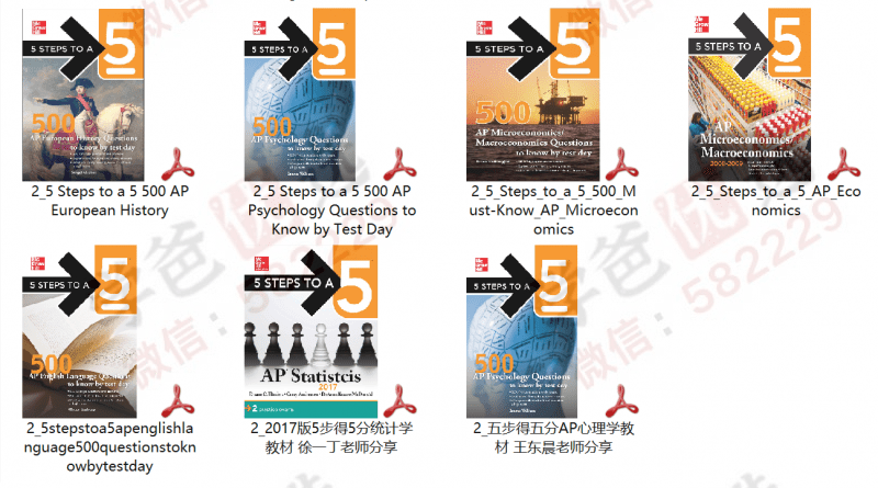 图片[5]-【002377】【综合国际课程】【资料】AP全科考试指南《5 Steps to A 5》Test Prep & Study Guides-学爸优选