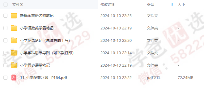 图片[3]-【002406】【小学综合】【资料】小学各科资料大合集（教辅笔记习题同步学习方法等）24-25-学爸优选