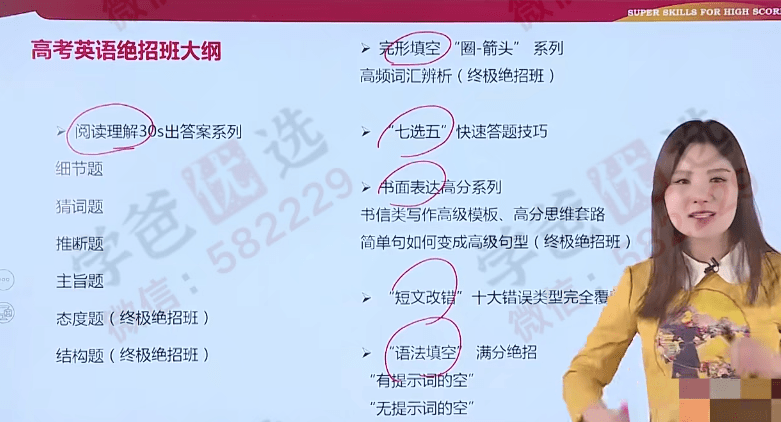 图片[7]-【002423】【高中英语】楠姐：高考英语绝招班（答题技巧、外刊精读、阅读与写作、长难句、语法）-学爸优选