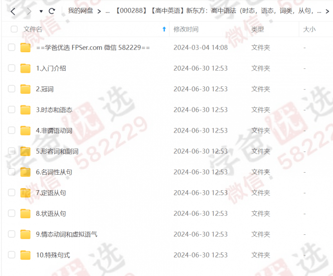 图片[2]-【000288】【高中英语】【免费】新东方：高中语法（时态，语态，词类，从句，虚拟语气，特殊句式）-学爸优选