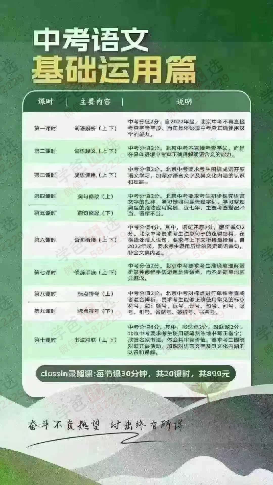图片[3]-【003123】【初中语文】【加密】中考古诗词专题+语文基础各12讲（木盒老师伍老师）-学爸优选