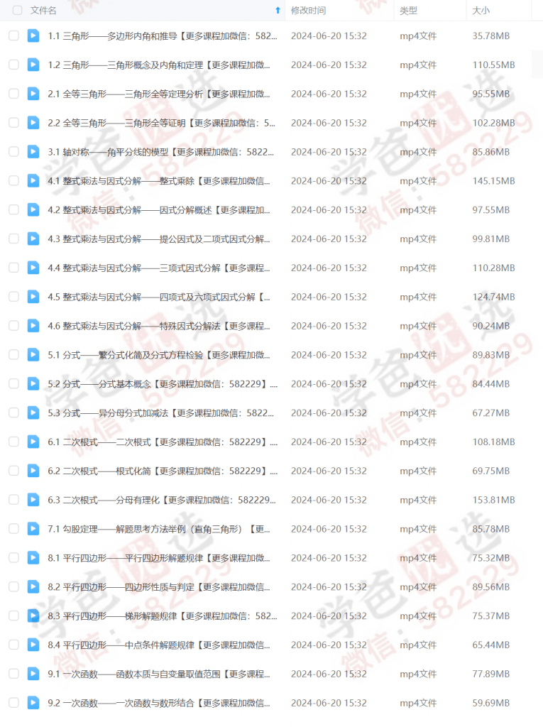 图片[4]-【000038】【初中数学】孙维刚：初中数学经典辅导全套（孙老原版）-学爸优选