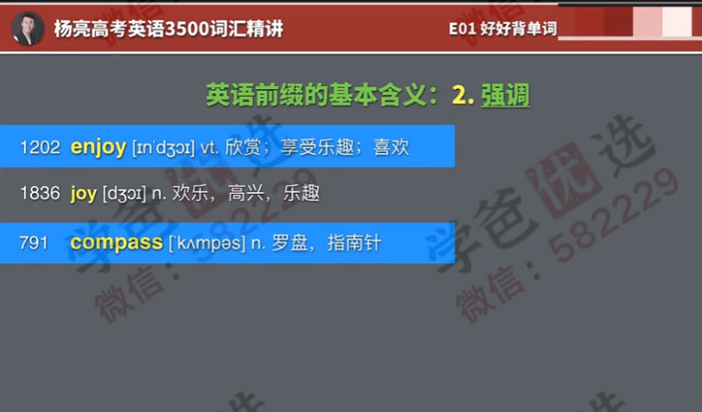 图片[6]-【000493】【高中英语】杨亮：高考3500词汇精讲-学爸优选