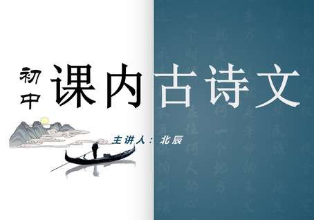 【003361】【初中语文】北辰课堂：初中课内古诗文满分攻略-学爸优选