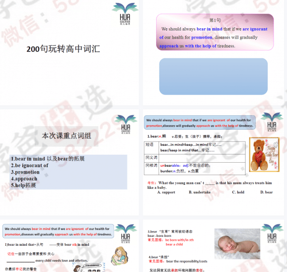 图片[5]-【000598】【高中英语】花儿英语：高中高频词汇（200句玩转上海高考词汇）-学爸优选