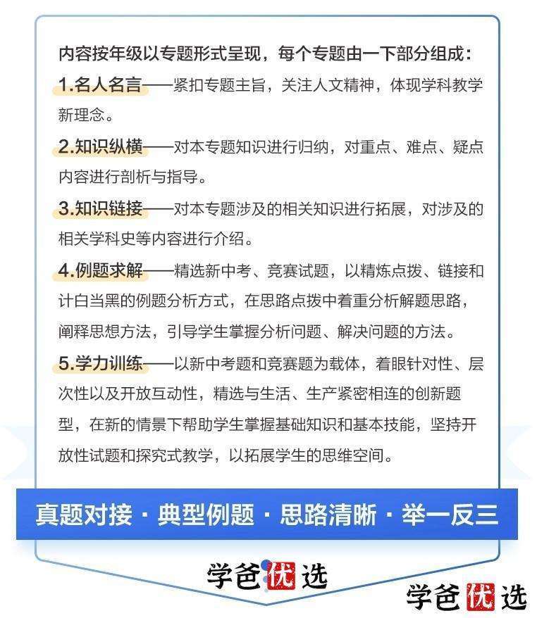 图片[3]-【000062】【初中数学】《黄东坡：数学培优新方法》初中三册合集（根源优课）-学爸优选
