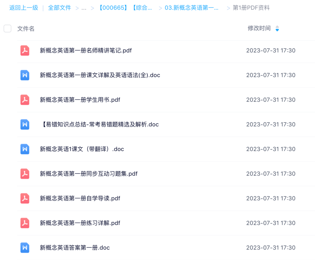 图片[4]-【000665】【综合英语】新概念英语第一册（胡金铭戴安娜Diana）-学爸优选
