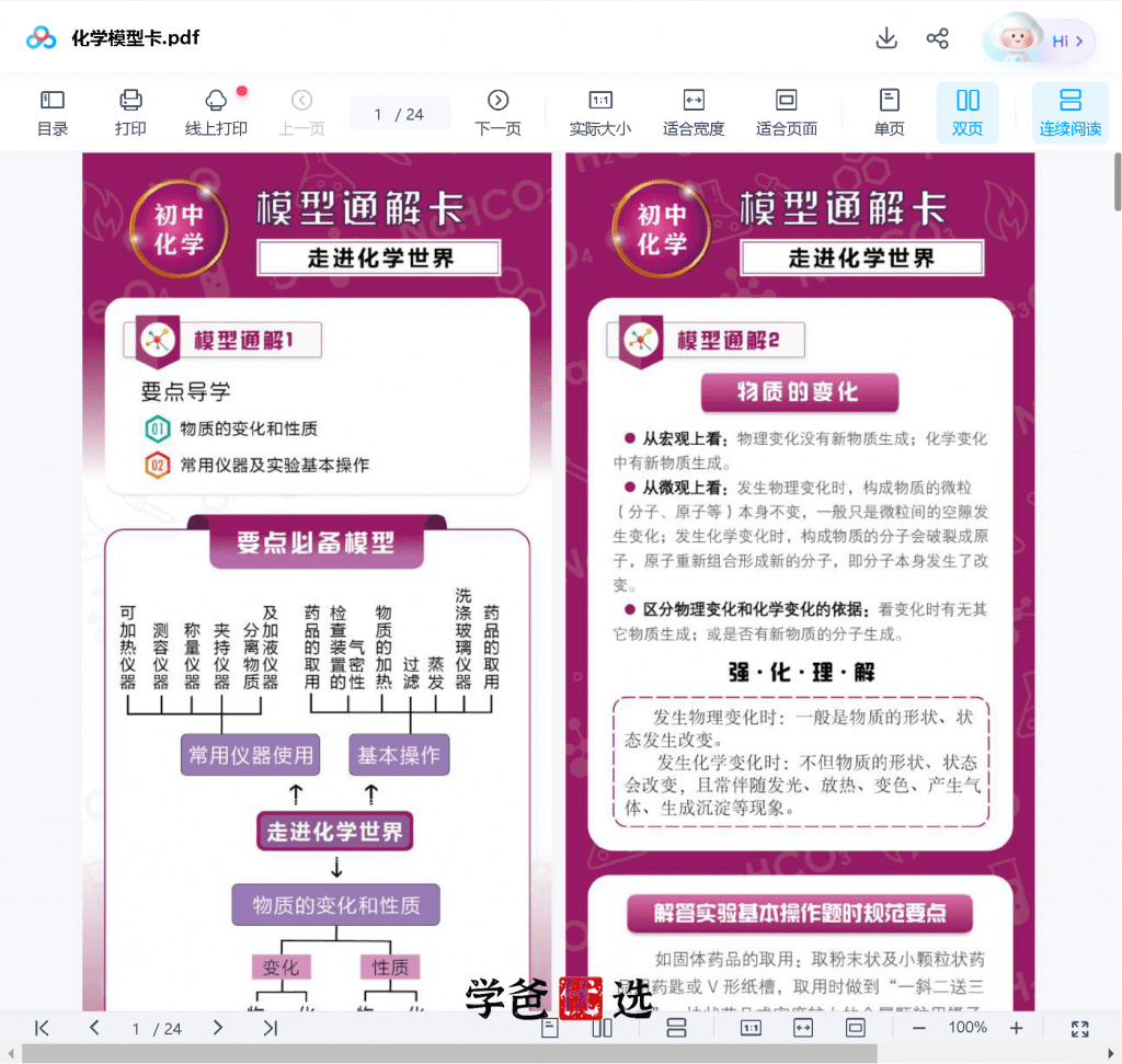 图片[7]-【000675】【初中化学】提分王模型解题法（纽云教育）-学爸优选