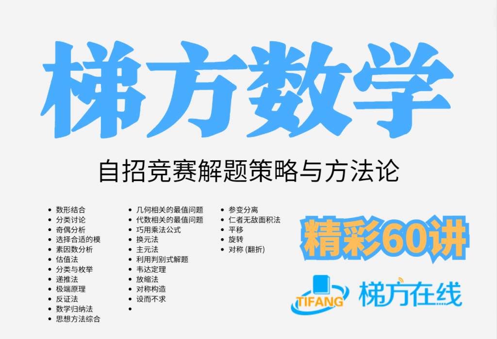 【000676】【初中数学】上海梯方：自招竞赛解题策略与方法论-学爸优选